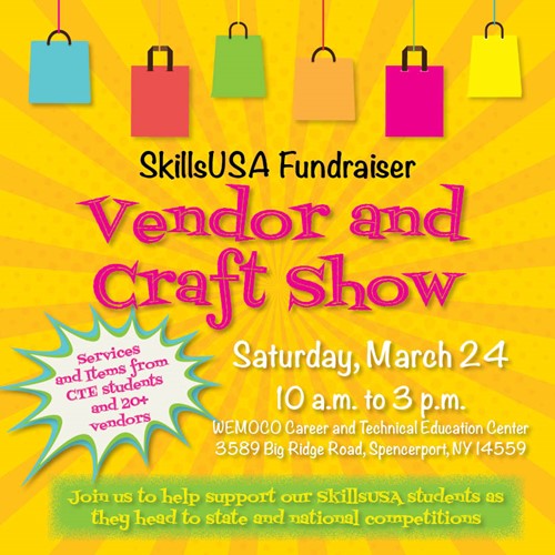 SkillsUSA Fundraiser March 24 10 a.m. to 3 p.m.
