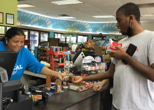 Buying lunch