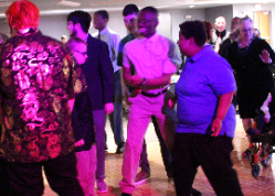 Partiers dancing