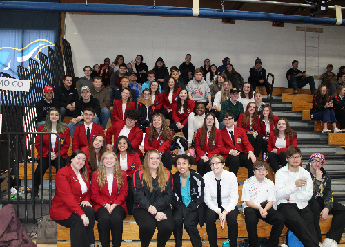 SkillsUSA students from WEMOCO at Area 1 Regional Competition in Alfred