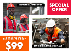 Special Offer $99 Industrial Operator and Machining Fundamentals