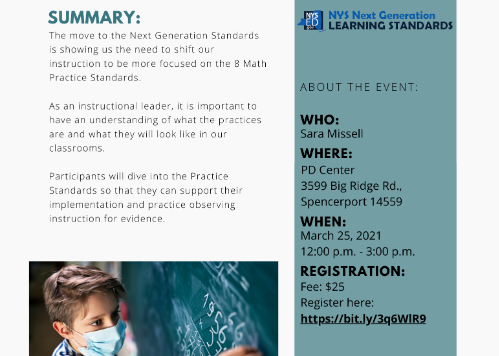 NEXT GENERATION LEARNING STANDARDS - THE MATHEMATICAL PRACTICES:
