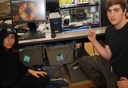 Two CTE students