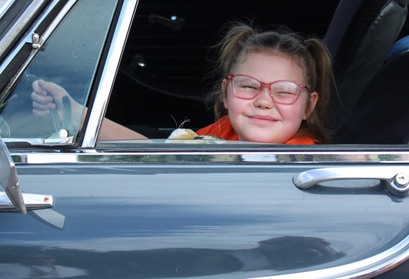 Ridgecrest Academy student at the annual picnic