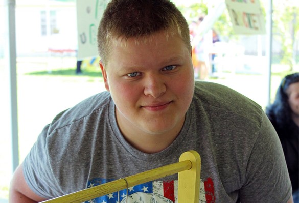 Student volunteer at the SEPTO Fun Fair