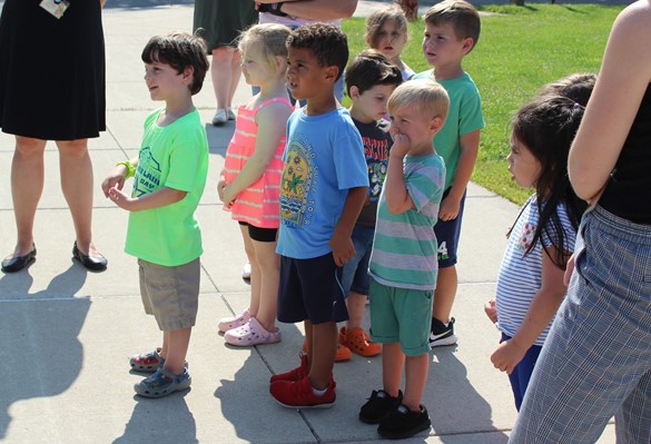 Students in the ESY program at Terry Taylor