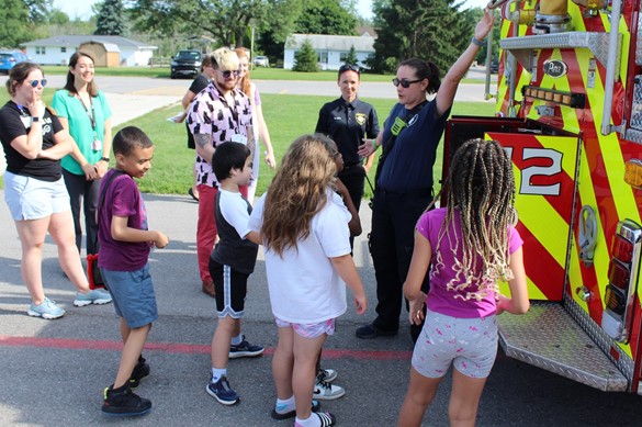 Students in the ESY program at Terry Taylor