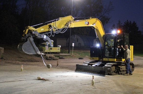 Heavy equipment demon at CTE