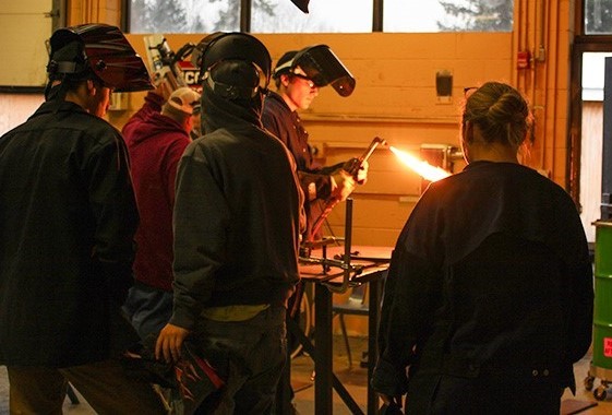 CTE Welding students