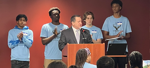 Joe Morelle and Roc2Change