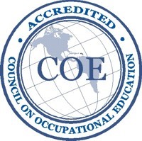 Accredited, Council on Occupational Education, COE Logo